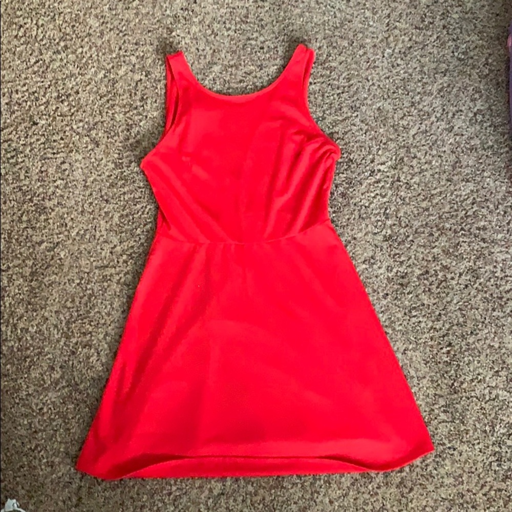 Plain Red Dress